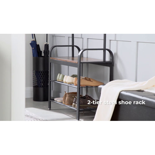 Mistana™ Odysseus Hall Tree with Bench and Shoe Storage & Reviews Wayfair Canada